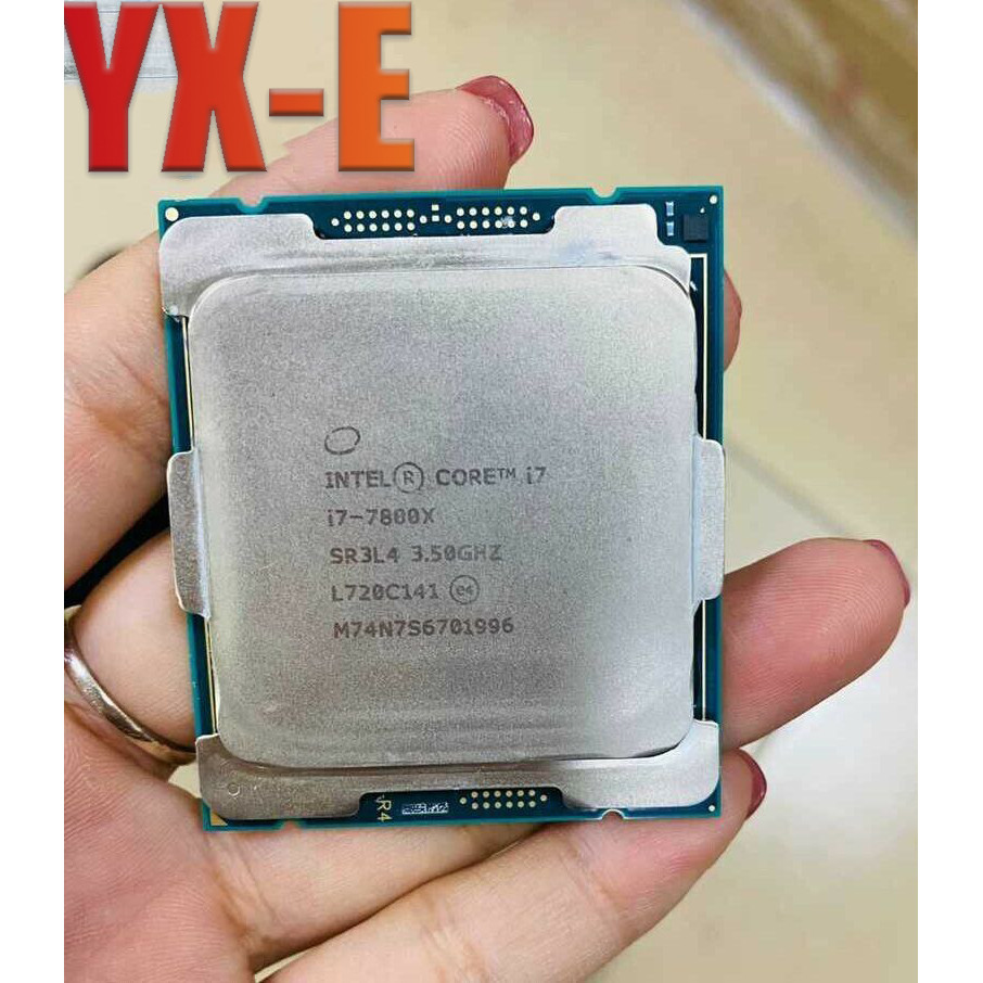 Core i7-7800X LGA 2066 CPU โปรเซสเซอร์ Skylake-X หกแกน 3.5GHz 140W คอมพิวเตอร์เดสก์ท็อป