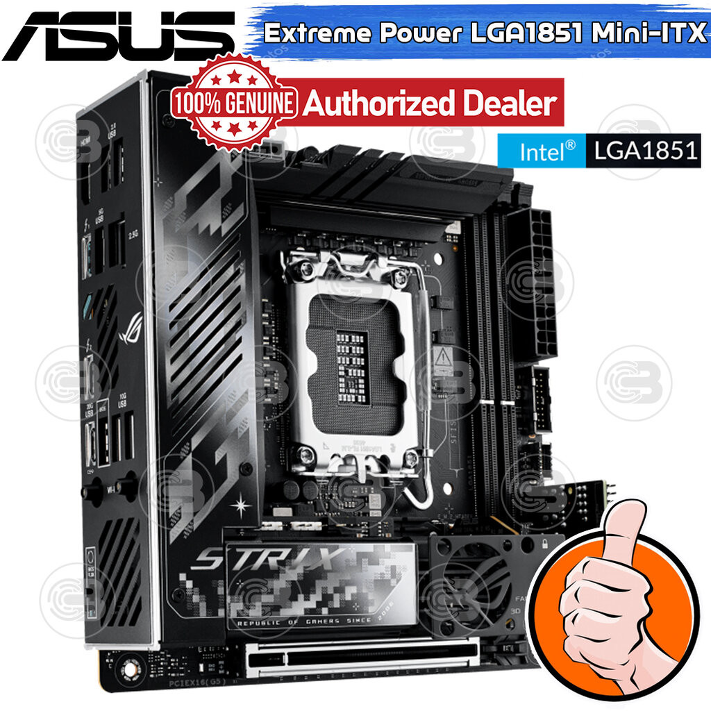 [CoolBlasterThai] ASUS MAINBOARD ROG STRIX Z890-I GAMING WIFI INTEL SOCKET LGA1851 DDR5 MINI-ITX ประ