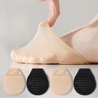 ถุงเท้าซิลิกอน ขนาดครึ่งฟุต ระบายอากาศได้ นุ่มสบาย พร้อมเบาะ…