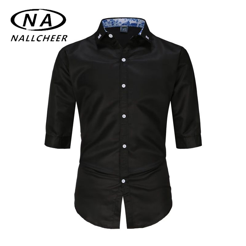 เสื้อเชิ้ตผู้ชายฤดูร้อน ผ้ายืด สไตล์สแล็กซ์ เหมาะสำหรับสวมใส่ทั้งงานทางการและลำลอง