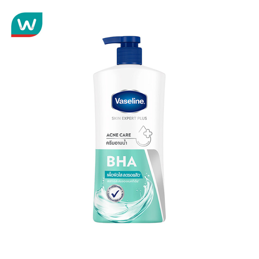 Vaseline วาสลีน บอดี้ วอช สกิน เอ็กซ์เพิร์ท พลัส แอคเน่ แคร์ 430 มล. ครีมอาบน้ำ