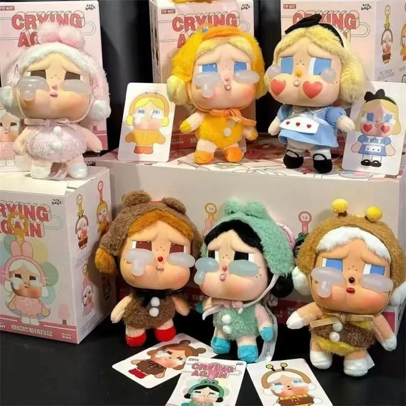 สะสม Crybaby ตุ๊กตาตุ๊กตาไวนิลพวงกุญแจจี้ร้องไห้อีกครั้ง Series ตุ๊กตาของเล่นของขวัญวันเกิดในอุดมคติ thumbnail 4