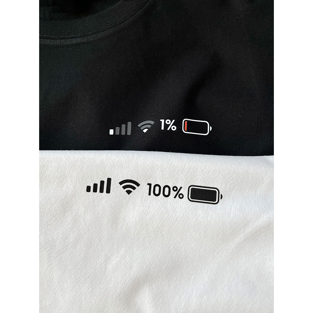 220G ผ้าฝ้าย 100%SISI S~3XL Status Full Going Out ผ้าฝ้ายแท้สั้น T คู่ MIT สวมเสื้อยืดแขน Class Simp