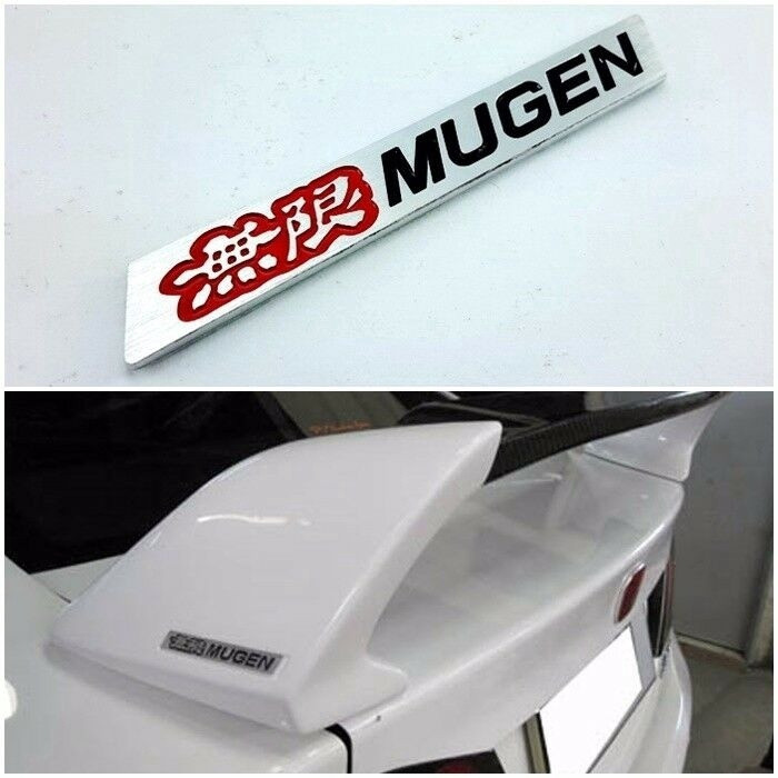 สปอยเลอร์ติดป้ายติดป้ายโลโก้ Mugen Honda