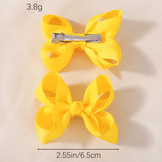 กิ๊บติดผมสำหรับเด็ก ริบบิ้นโบว์แฮนด์เมด grosgrain แฟชั่น boutique