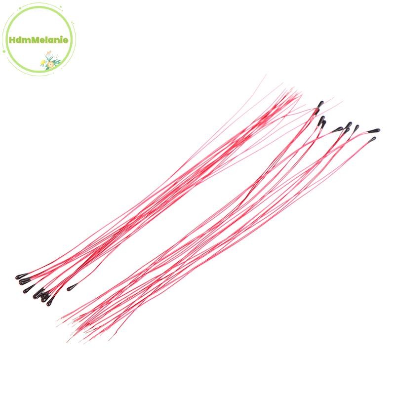 HDMM 10PCS NTC Thermistor ตัวต้านทานความร้อน MF52B 10K 100K Probe สาย B3470 B3380 B3950 B3435 B 4250