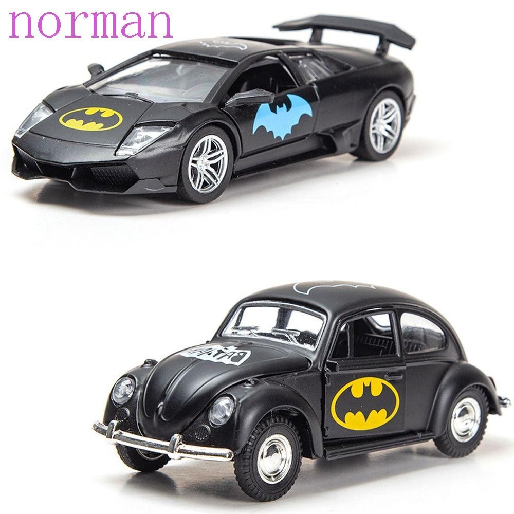 NORMAN Beetle รถจําลอง, Retro Classic Doraemon โมเดลรถ, ของเล่นเด็ก Diecast 1:32 รถดึงกลับรถของเล่น
