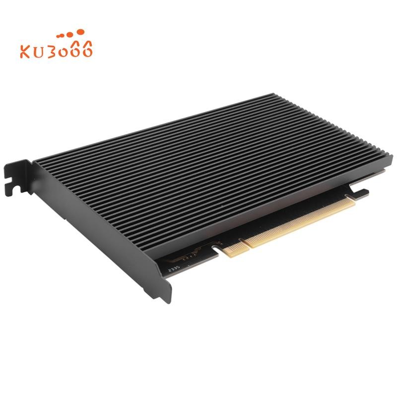 การ์ดอะแดปเตอร์ M.2 NVME เป็น PCIe 4.0 X16 รองรับ 4 NVMe M.2 2280 รองรับ Bifurcation