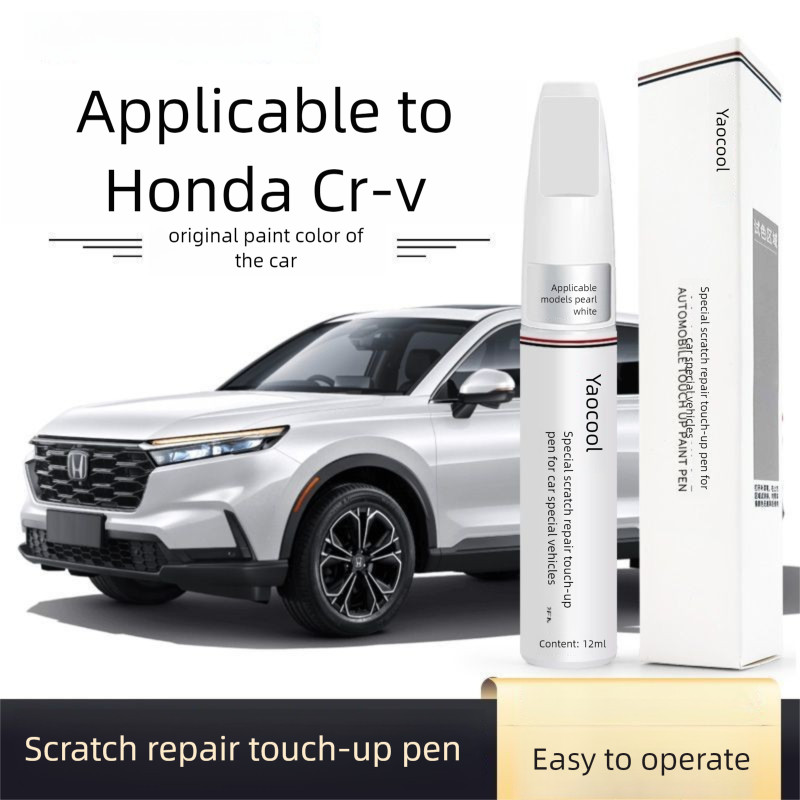 Honda CRV 2023 2024 2025 Auto Touch-up Paint Pen Pearl White Colored Crystal BlacReady In Stock12ml