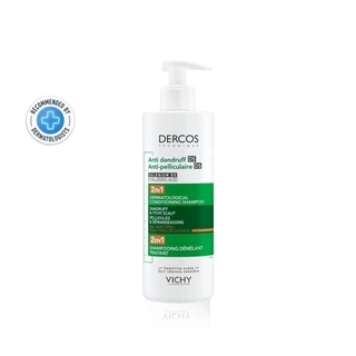 วิชี่ VICHY DERCOS ANTI DANDRUFF DS 2 IN 1 CONDITIONING SHAMPOO แชมพูผสมครีมนวด ขจัดปัญหารังแค 390ml