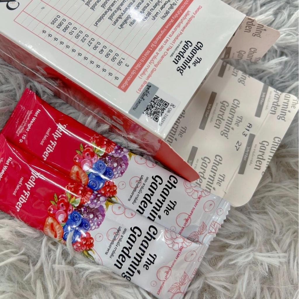 (Live) ผลิตภัณฑ์เสริมอาหาร Jelly Fiber เจลลี่ไฟเบอร์  1กล่อง/5 ซอง - รูปที่ 2