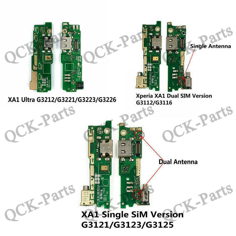 USB Charger สําหรับ Sony Xperia XA1/XA1 Ultra G3121/G3123/G3125/G3112/G3116/G3212/G3121/G3123/G3126 พอร์ตชาร์จ Dock Moduel