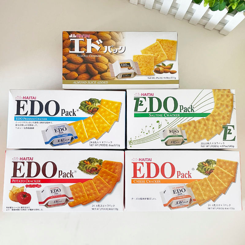 Korean Imported EDOpack Original Flavor Cookies Soda Almond Cheese Milk Cheese Potato Chips Boxed Sn