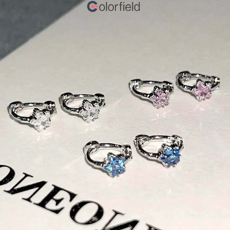 Colorfield ต่างหู เพทาย รูปดาว เกาหลี หวาน ระดับไฮเอนด์ ไม่ทําให้แพ้ง่าย เข้ากับทุกการแต่งกาย ผู้หญิง ของขวัญวันหยุด-COD thumbnail 9