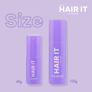 Hair It Volumizing Spray แฮร์อิท สเปรย์จัดแต่งทรงผม 40g (Hya Keratin/Silky Plus)