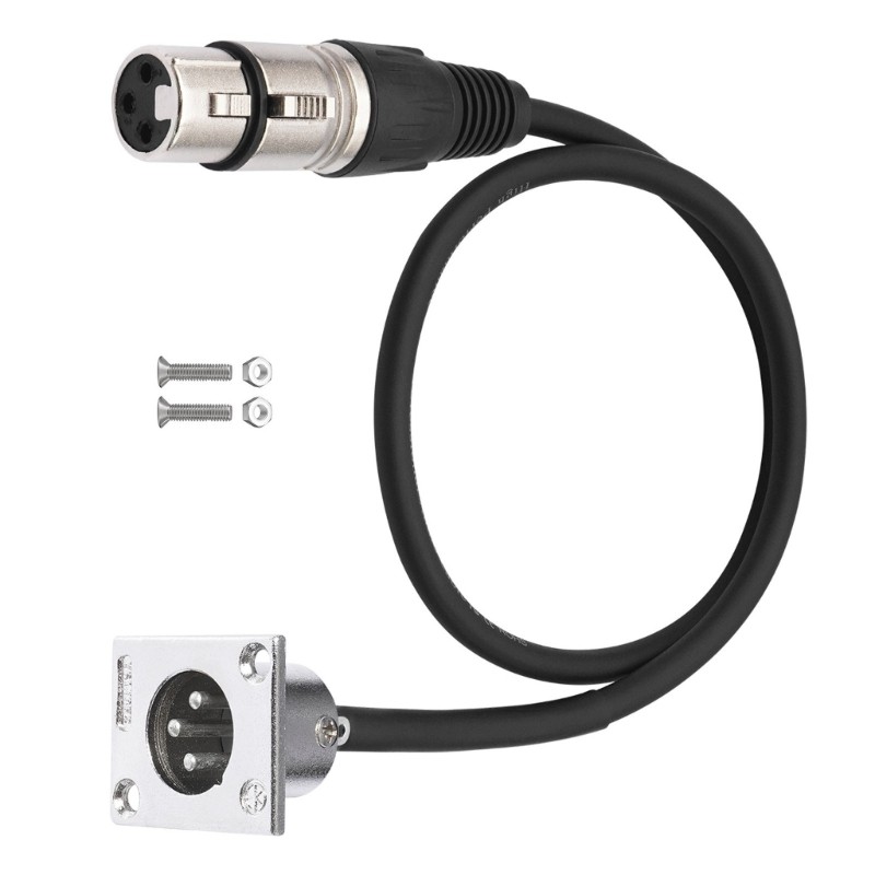 Moon Studio 0 6M 3Pin แผงสาย 3Pin หญิง D ประเภทชาย Connector Clear Auditory