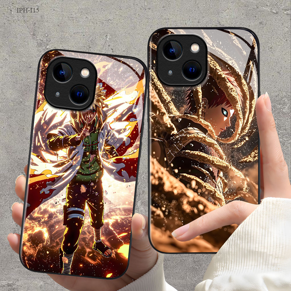 iPhone 16 15 14 13 12 11 X XS XR 7 8 6 SE Mini Plus Pro Max 2020 2022 เคสไอโฟน เคส Glass Case BL