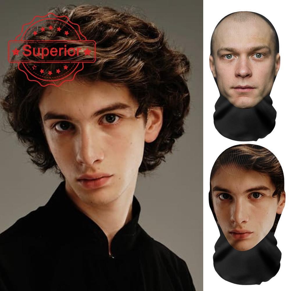 3d พิมพ์ Full Face Mask คอสเพลย์ Mark Edelstein หน้ากากสนุกคนดังปลอมตัวตลกหน้ากากสําหรับ B1m9