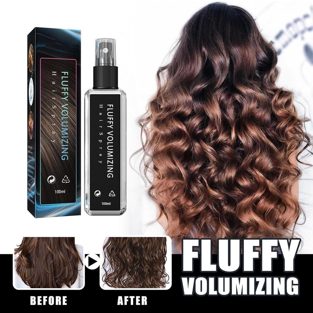 Hair Setting Spray 100ml Hair Finishing Spray Anti-Frizz Long-Lasting Non-Sticky Setting Mist สําหรั