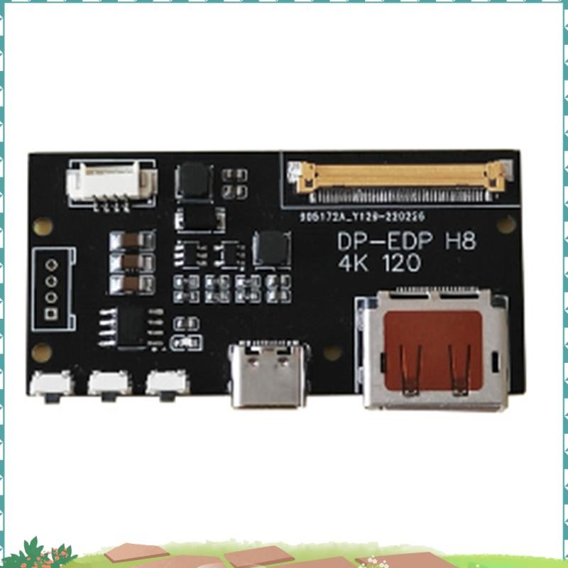 Uejfrdkuwg DP to EDP 4K 120HZ DIY4K Driver Board 4K 2K 1080 อะแดปเตอร์สําหรับจอแสดงผลแบบพกพา (A) ใช้