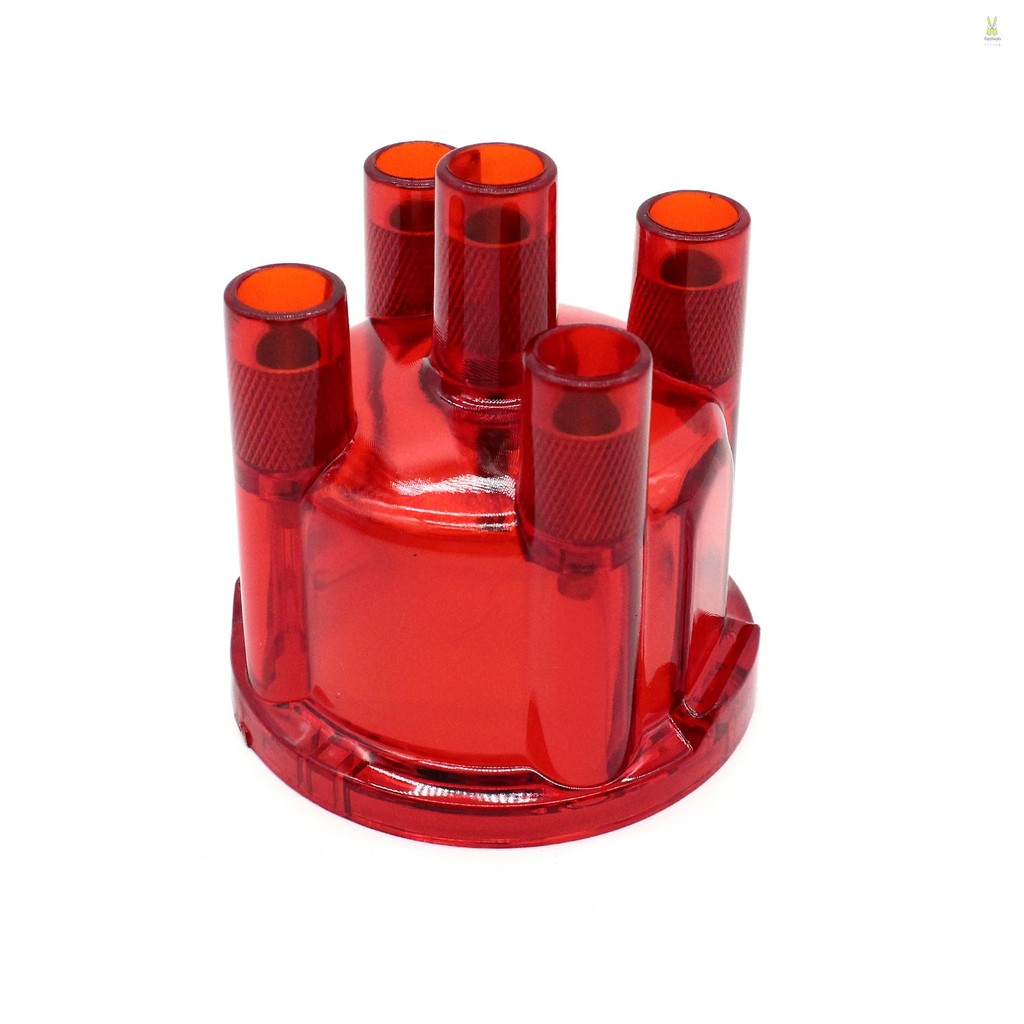 จําหน่ายฝาครอบจําหน่ายสําหรับเปลี่ยนฝาครอบจําหน่ายสําหรับ VW Bug Buggy Bus Ghia, Red AC905504