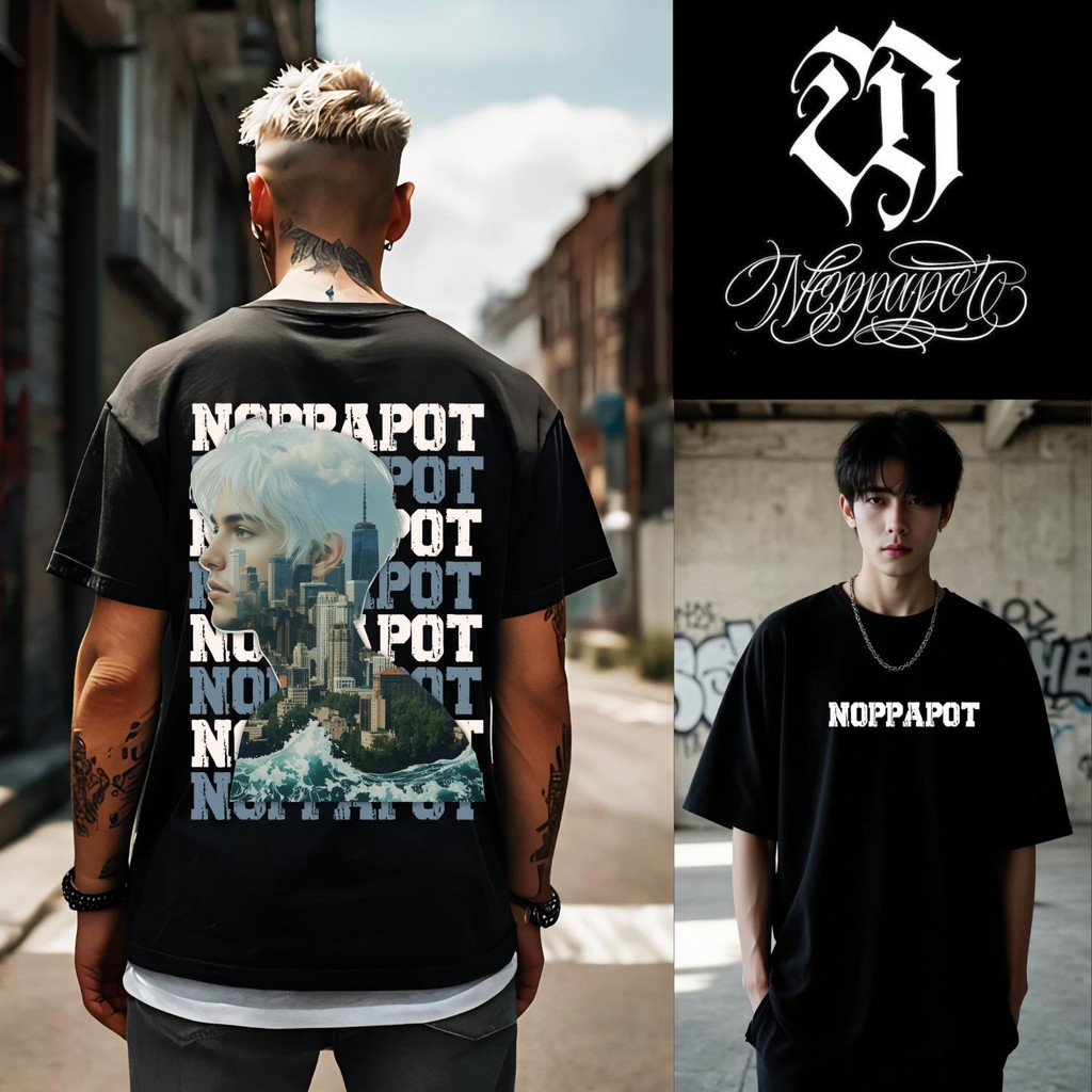 Noppapot เสื้อยืดสกรีน NC12