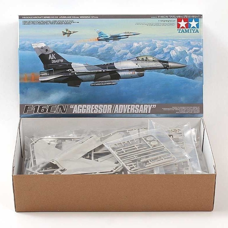 Tamiya ประกอบรุ่น 61106 1/48 American F-16CN Fighting Falcon Fighter