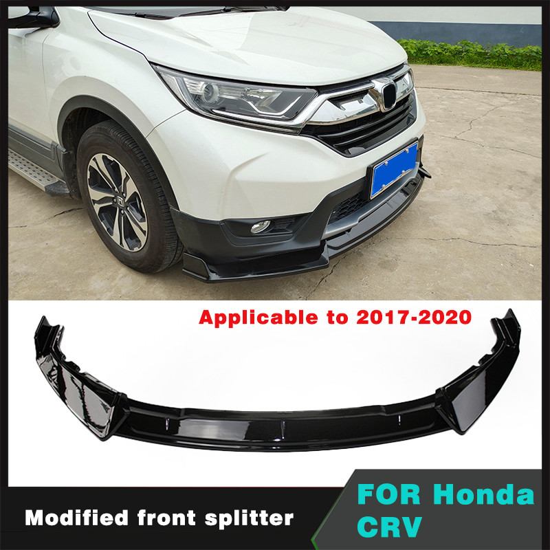 Lower ด้านหน้ากันชน Lip Chin คุณภาพสูงการปรับเปลี่ยน Body Kit Diffuser สปอยเลอร์ Deflector สําหรับ Honda CRV 2017-2020