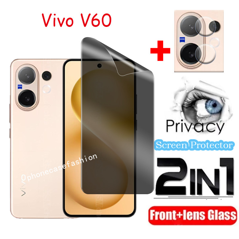ความเป็นส่วนตัวHydrogelฟิล์มสําหรับVivo V70 V60 Lite V60Lite V60Pro 4G 5G 2025 หน้าจอป้องกันฟิล์มหน้