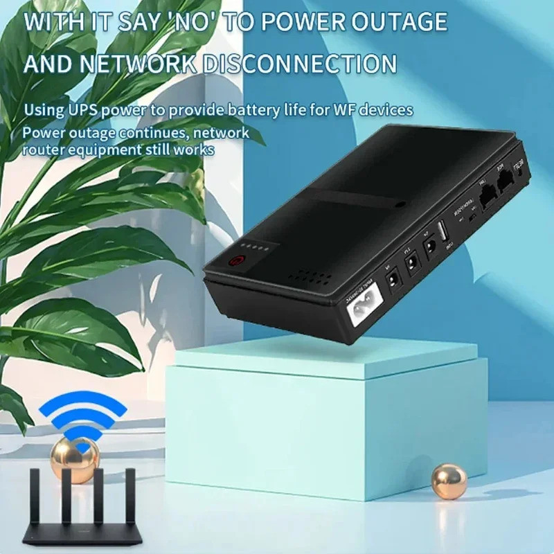 AC85-265V DC1018P Router 5V9V12V Optical Cat Monitor สํารองได้ 10400Mah Power Supply Charger โทรศัพท