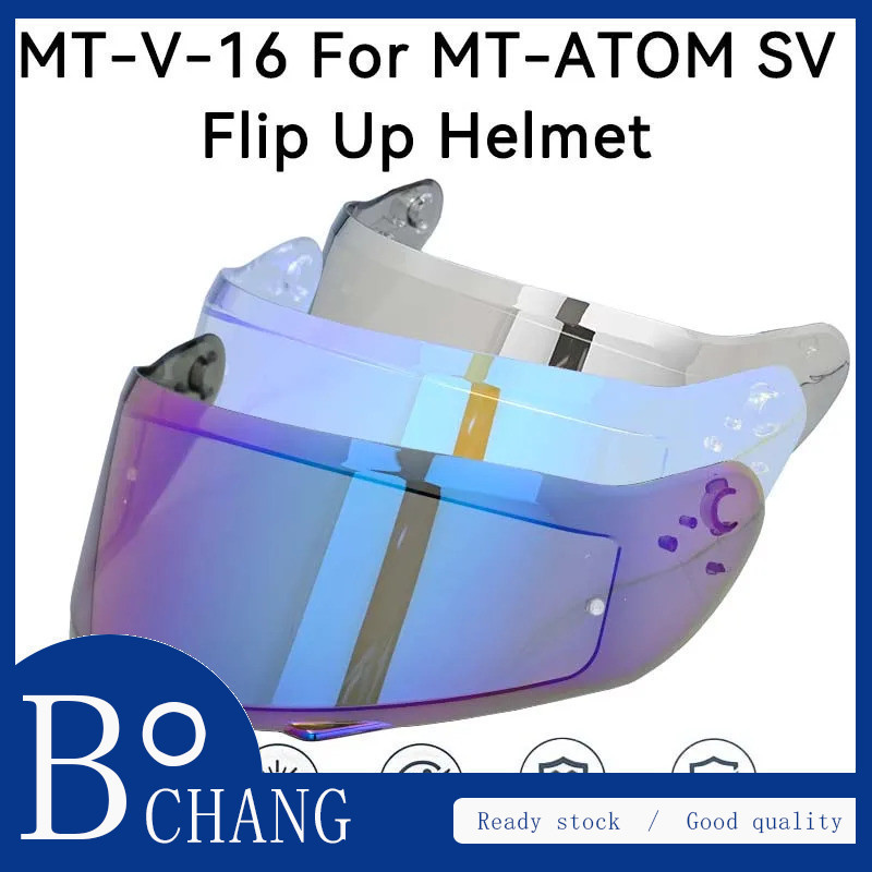 [ReadyStock]MT-V-16 ATOM SV Helmet MT Disposter Helmet Library Visor Lens