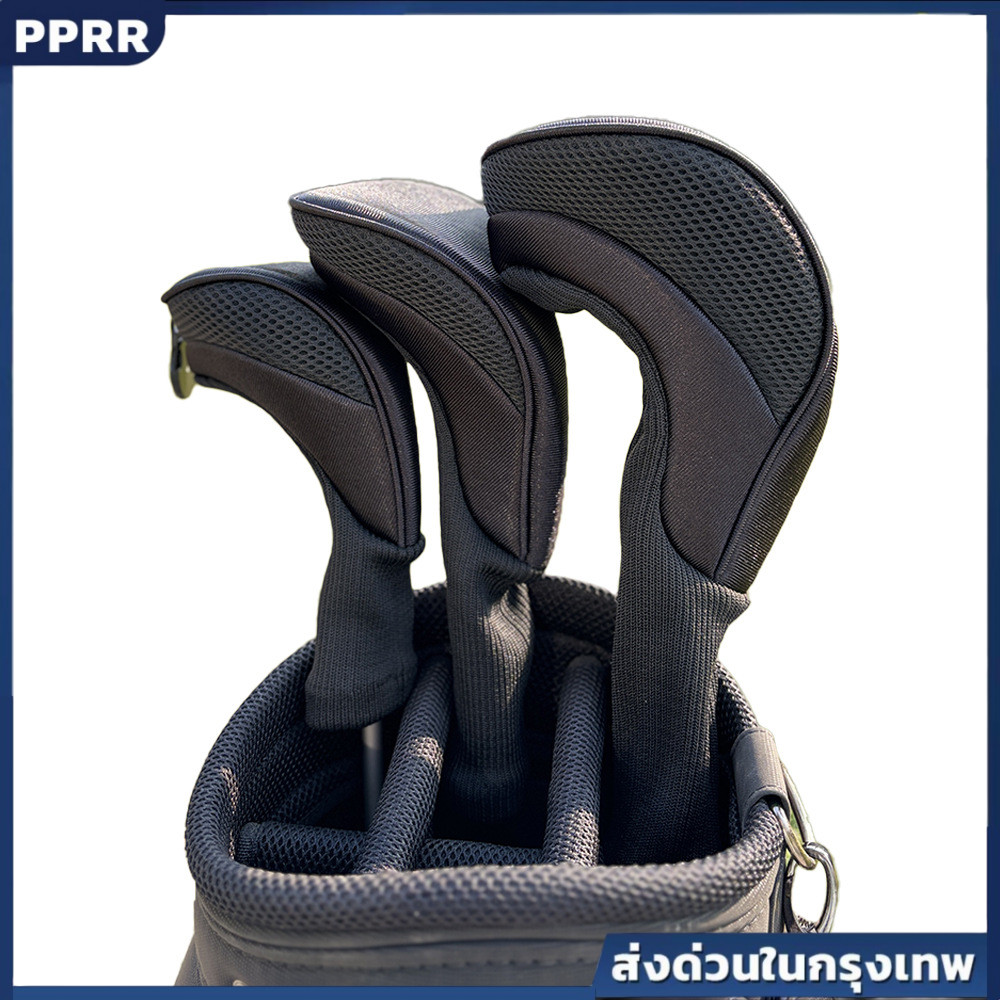 ถุงครอบหัวไม้กอล์ฟ All Fairway and Driver 1680D แบบตาข่ายเปลี่ยนได้ ชุด 3 ชิ้น สำหรับไดรเวอร์และแฟร์เวย์ (1/3/5)
