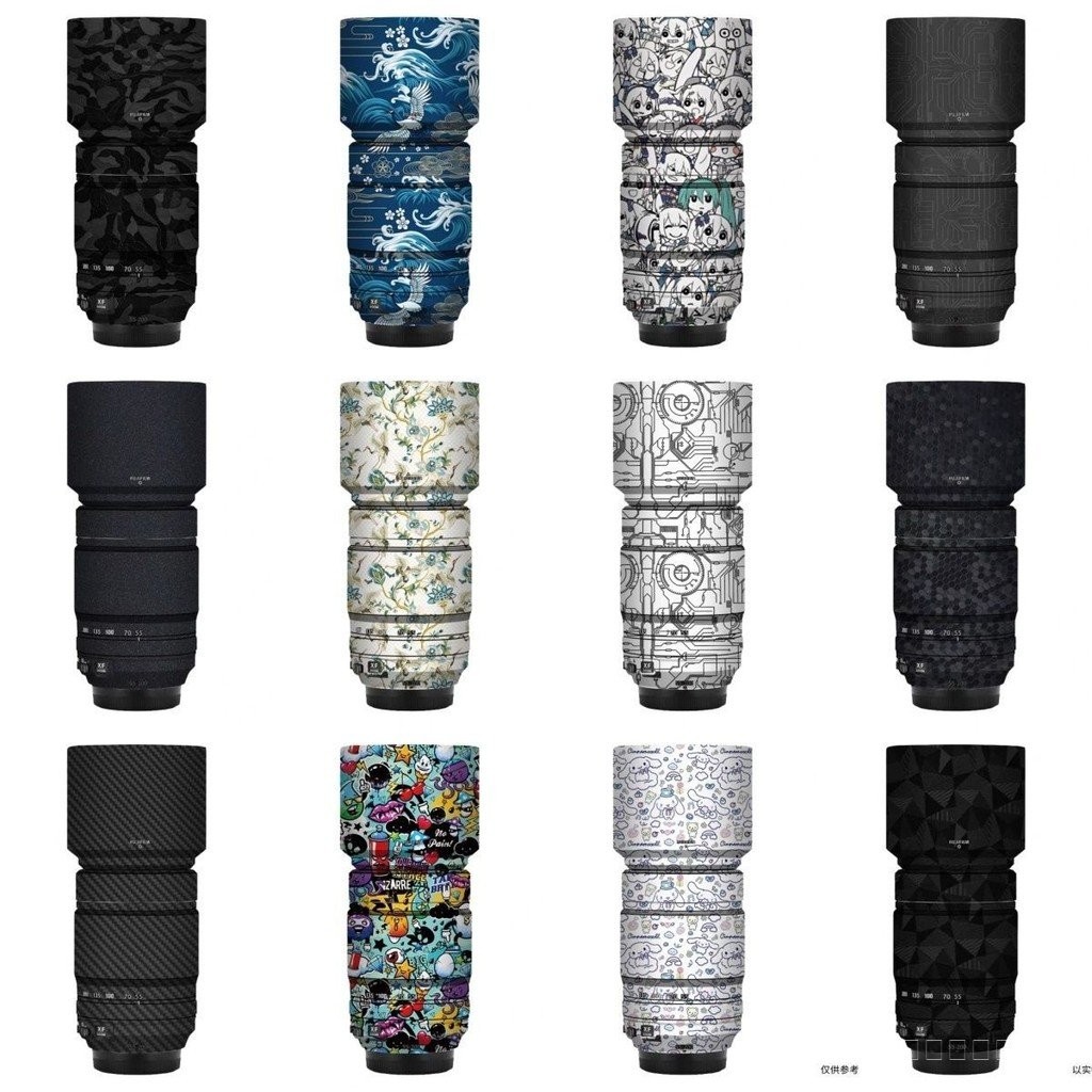 Donkey เดินเหมาะสําหรับสติกเกอร์ Fuji XF55-200 55200 ฟิล์มเลนส์สีฟิล์มป้องกันฝ้าแบบรวมทุกอย่าง