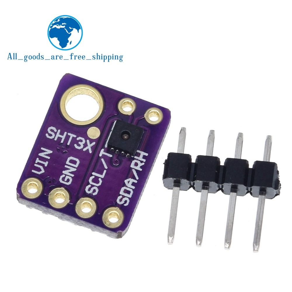 SHT31 อุณหภูมิ SHT31-D ความชื้นเซนเซอร์โมดูล Microcontroller IIC I2C Breakout Weather 3V 5V Complian