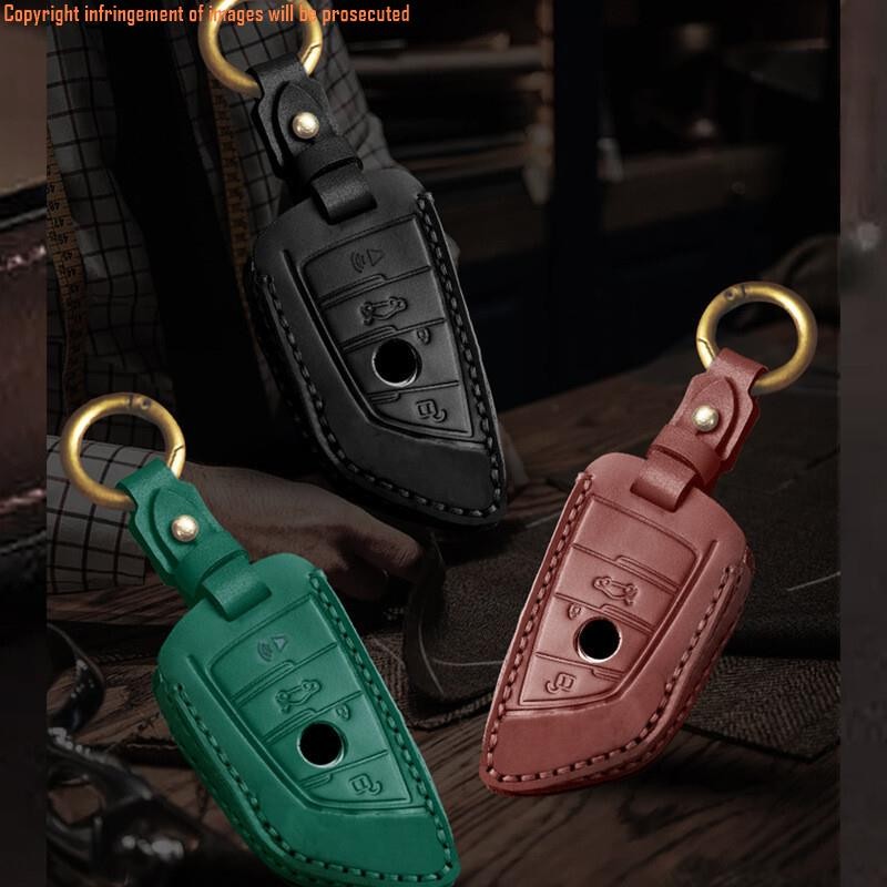 ปลอกกุญแจหนังแท้ BMW BMW X3 G20 X7 I3 I8 I7 mini countryman cooper one Shell Buckle