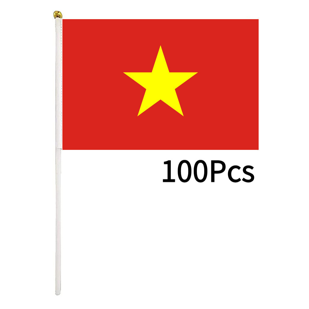 ธงเวียดนาม 100 ชิ้น ธงเวียดนาม Vietnam Flag
