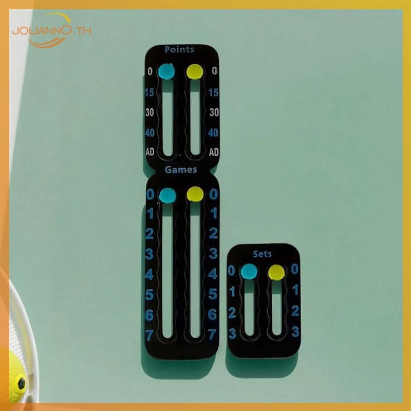 Joliann0 Tennis Score Keeper Racket Padel Portable Score Board th