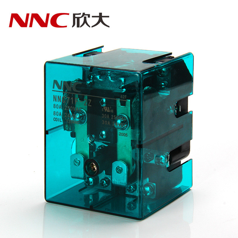 Xinda ไฟฟ้า NNC71F-2Z80A JQX-62F-2Z รีเลย์แม่เหล็กไฟฟ้ากําลังสูง 220V ประเภทเปิดประทุน 24V