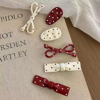 กิ๊บติดผม ลายจุดโบว์น่ารักๆ 1ชิ้น มาใหม่พร้อมส่ง