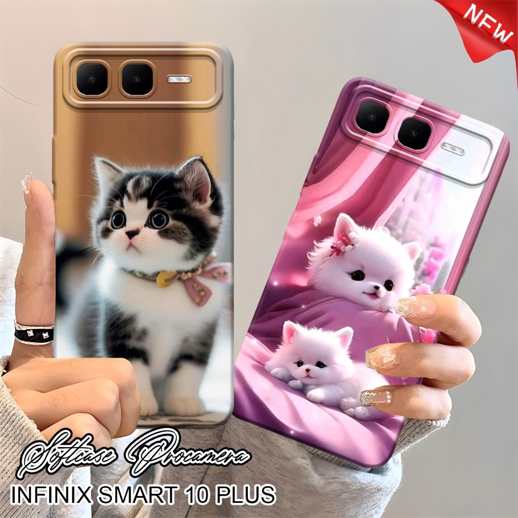 SOFTCASE INFINIX SMART 10 PLUS - SMART 10 - SPARK G0 2 - SMART 9 - 8 - 7 - 6 - 5 -4 - HOT 50i - 40i 