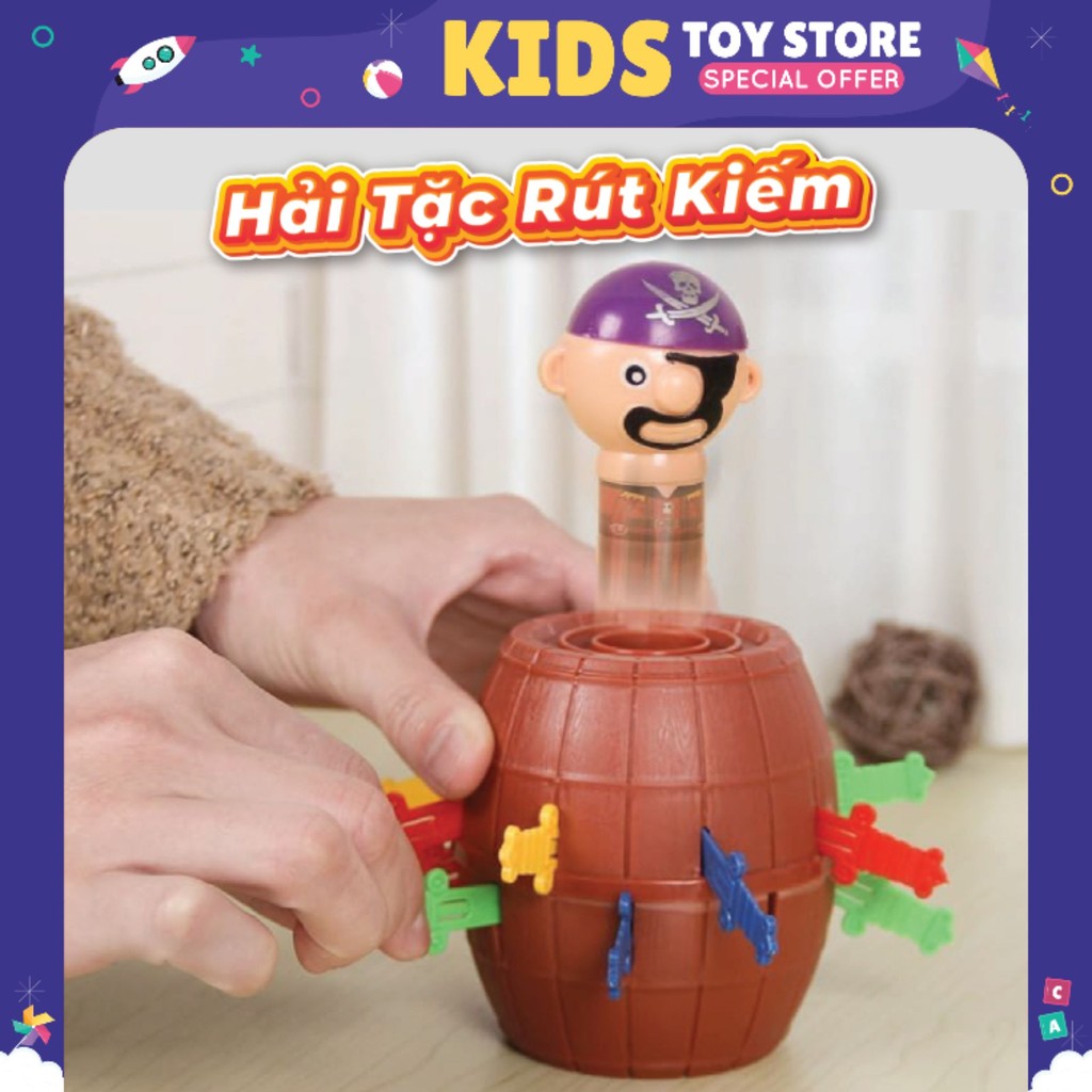 ขนาดใหญ่ Pirate Stabbing ของเล่น 24 ดาบ 20 ซม., ที่น่าสนใจและสนุก Pirate Barrel Stabbing ของเล่นของเ