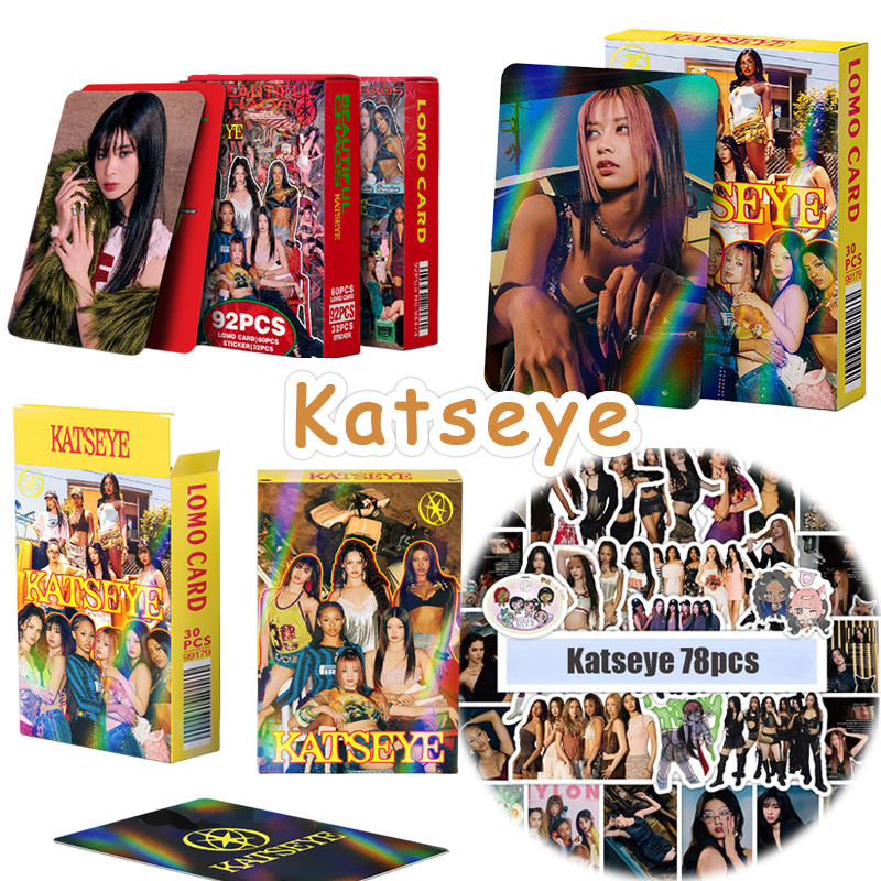 124 ชิ้น Katseye Photocard SOPHIA LARA การ์ดโลโม่สติกเกอร์สินค้าสะสม