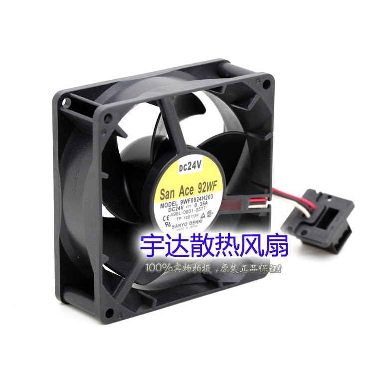 Sanyo 9WF0924H203A90L-0001-0577 24VFANUC ใช้พัดลม 0.35A Fanaco U6LD
