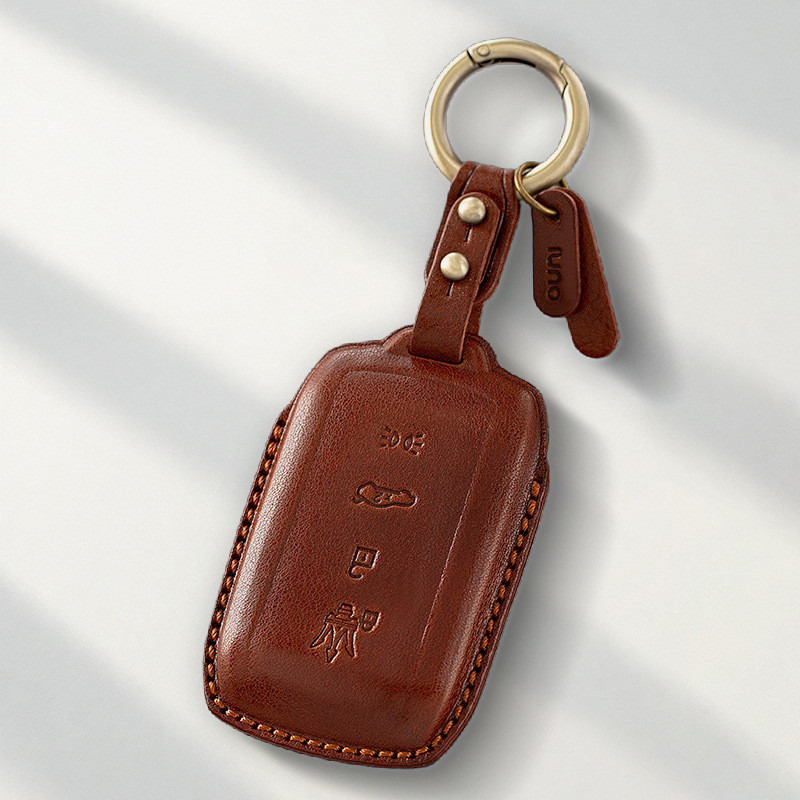 Maserati Retro Leather Grain Key Case เหมาะสําหรับ Grecale Car Classic รวมทุกอย่างเคสหนังแท้