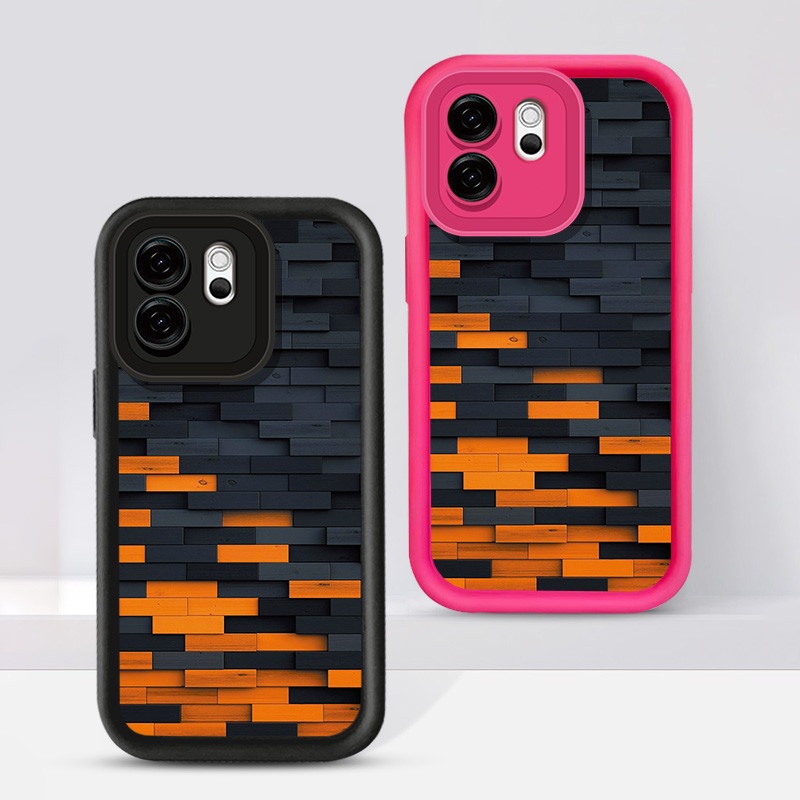 ตัดกันอิฐเคสโทรศัพท์สําหรับ Infinix Smart 9 HD Tecno POP 9 Spark Go 1 Spark Go 2025 กันกระแทก Soft T