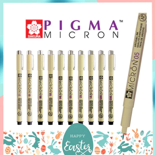 ปากกาตัดเส้นพิกม่า ซากุระ (SAKURA Pigma Pen) แบบหัวเข็ม