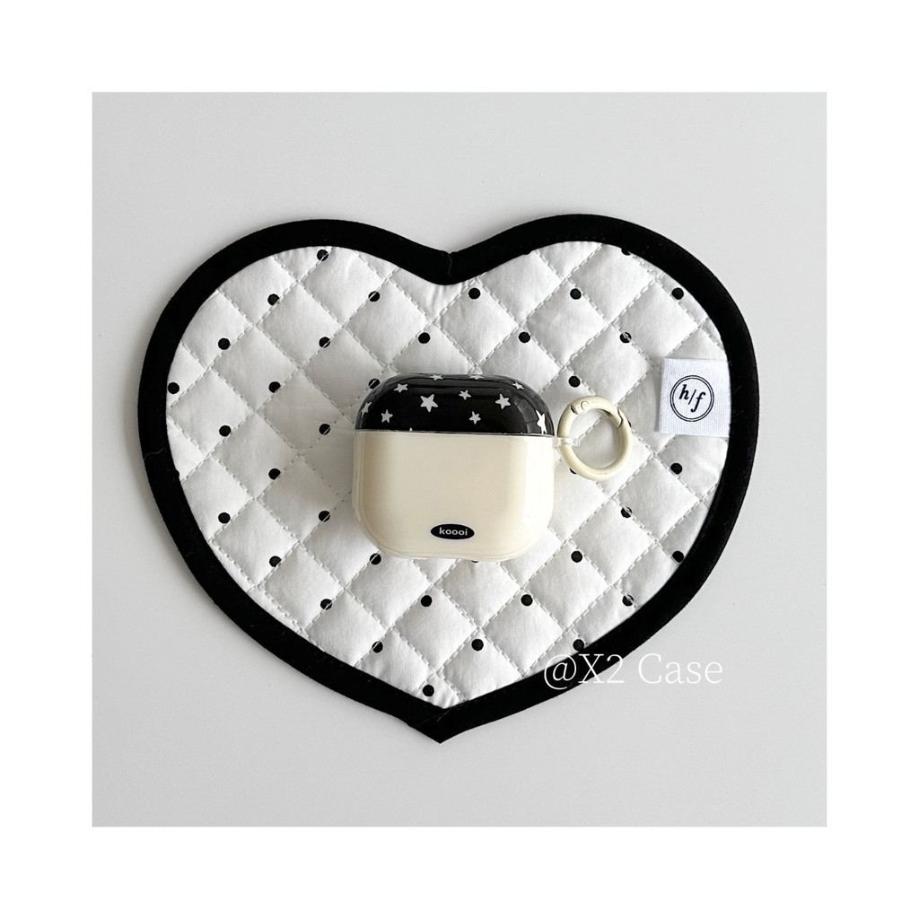 เคสเย็นสีดําสําหรับ AirPods 4 [2024] AirPods Pro2 Pro 3 2 1 ฝาครอบชุดหูฟังไร้สาย Apple Y2K Girl - รูปที่ 5