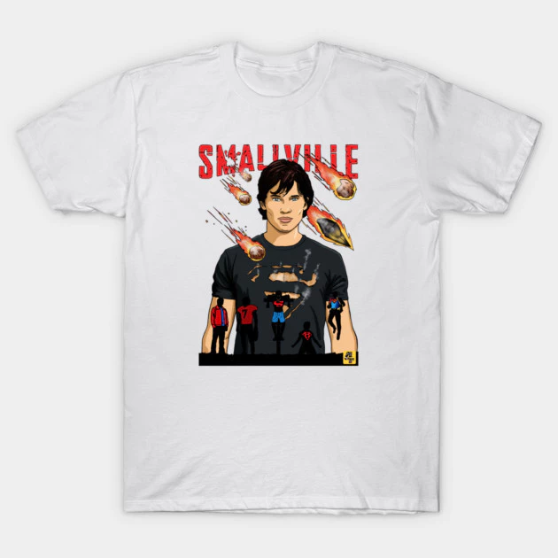 เสื้อยืด Vintage SMALLVILLE Cotton 100%