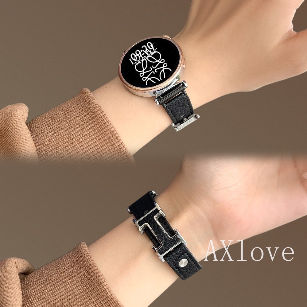 สายหนังสําหรับ Mi Watch 2 Pro S3 S2 46 มม./Mi S1 Active Band สายรัดข้อมือ 22 มม. 20 18 มม.รุ่นสากล