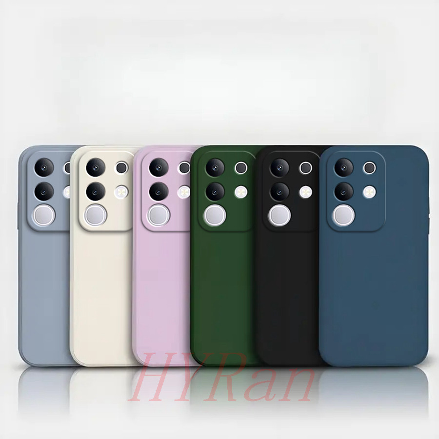 Vivo Y29 4G เคสโทรศัพท์ซิลิโคนสีทึบ YT